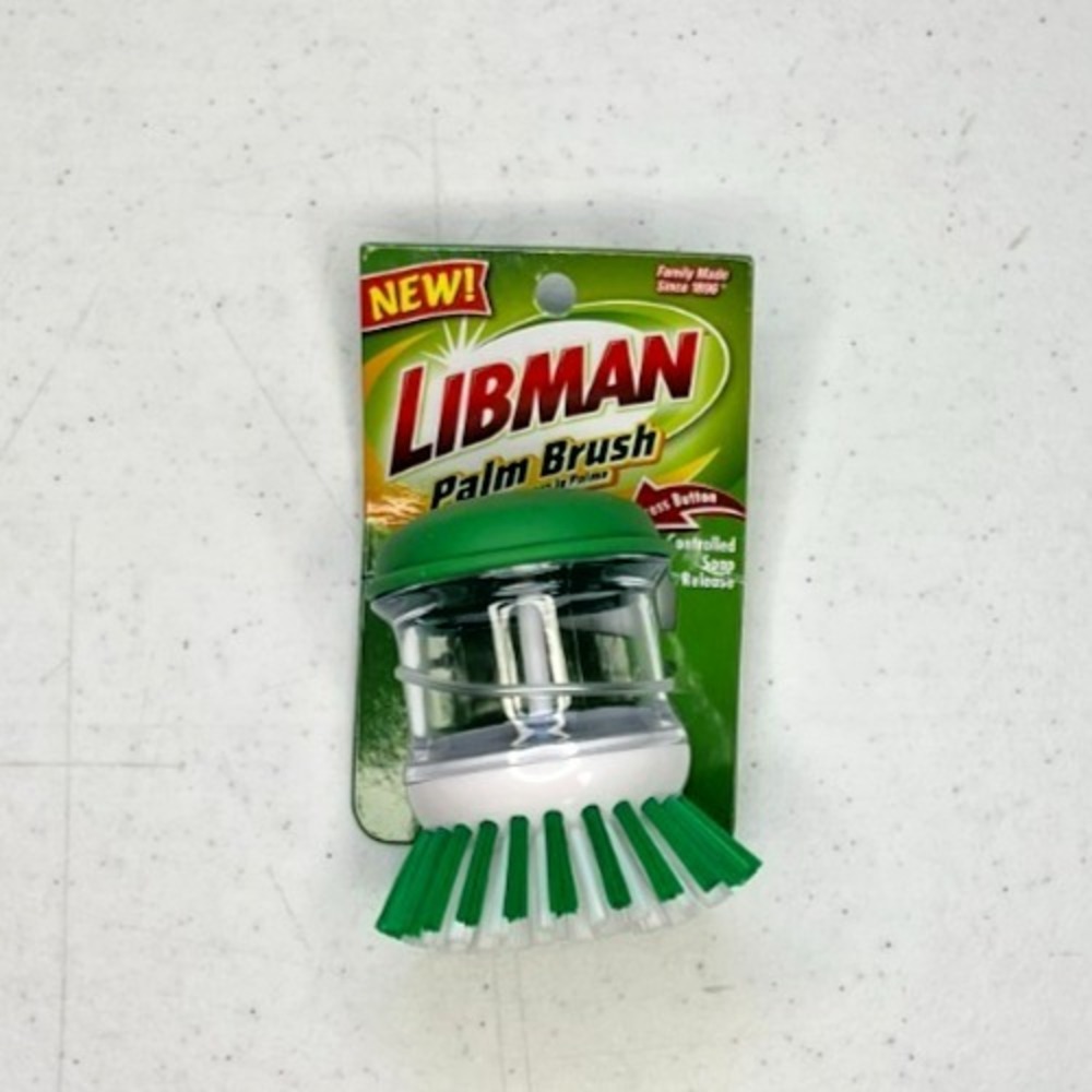 Libman Dishwashing Palm Brush With Soap Release